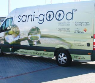 Fahrzeug-Vollverklebung Sani-Good